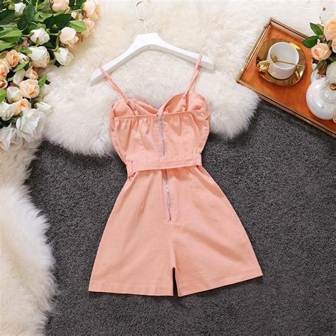 Leyla Belted Romper – GLAD AND GLAM