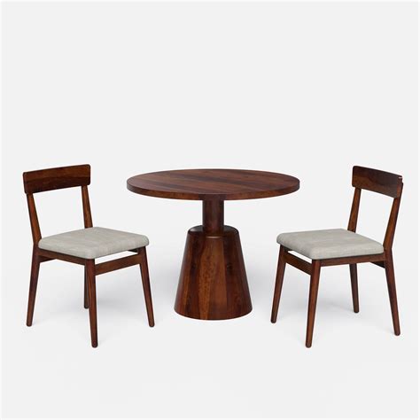 Yukon-Middleton Pro Teak Sheesham Wood Dining Table Set - Contemporary ...