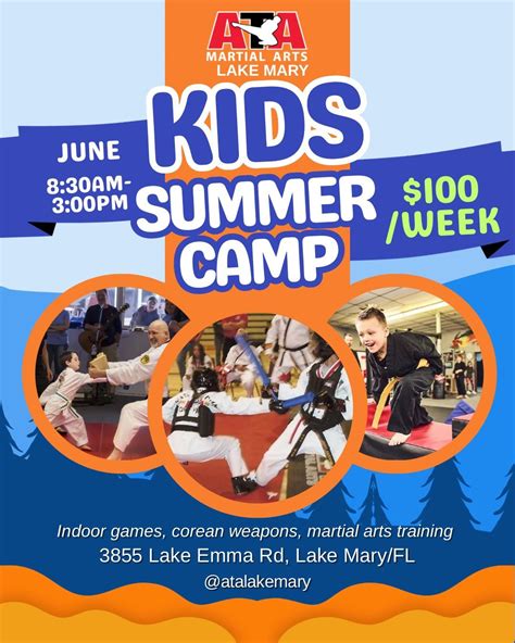 SUMMER CAMP - BORN TO BE WARRIOR!, 3855 Lake Emma Road, Lake Mary ...