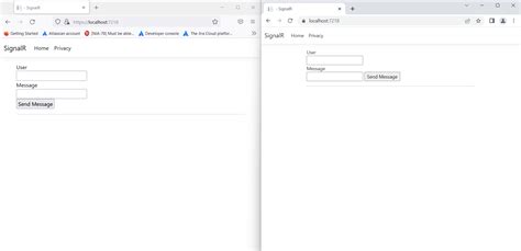 .Net SignalR and Angular Example 的图像结果