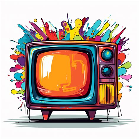 Television Clip Art Visualizing Entertainment - I have crayon