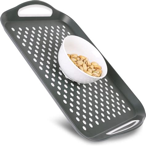 Buy Rectangular Non Slip Serving Tray with Handles That are Easy to ...
