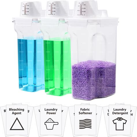 Amazon.com: [3 Pack] Liquid Laundry Detergent Dispenser for Laundry ...