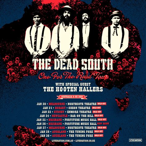 THE DEAD SOUTH first-ever Australian & NZ Tour - The Rockpit