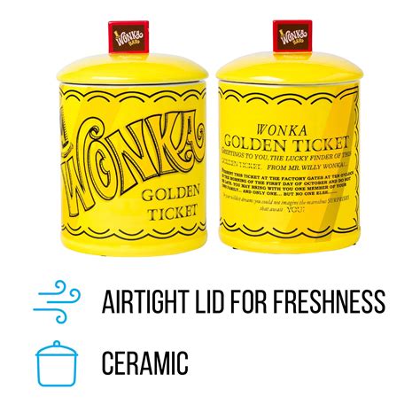 Buy Silver Buffalo Willy Wonka and the Chocolate Factory Golden Ticket ...