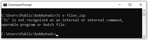 Image result for 7Z Command Line