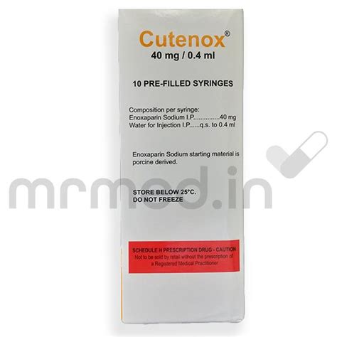 Buy Cutenox 40mg Injection Online: Uses, Price, Dosage, Instructions ...