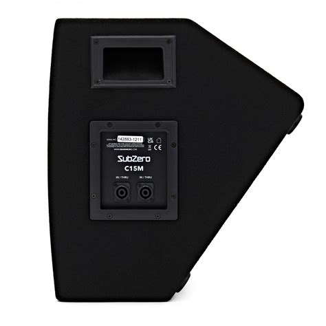 SubZero C15M Stage Active/Passive Floor Monitor System at Gear4music