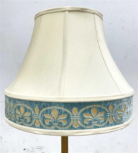 Lot - Classical Style Brass Floor Lamp / Table Combo
