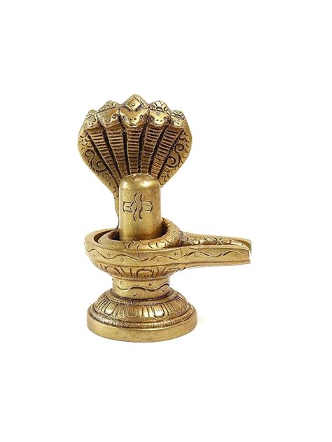 Brass Shivling for Pooja - 3 Inch – The Spiritual Living