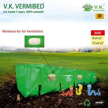 Buy V.K. Vermibed: 2 Sizes | HDPE Vermibed | V.K. Packwell