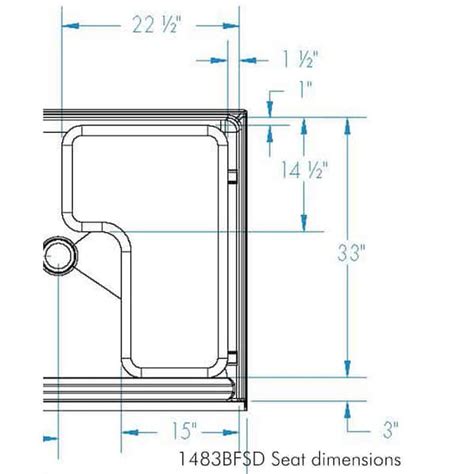 Buy Accessible AcrylX 46 in. x 36 in. x 75.3 in. 1-Piece ANSI Shower ...