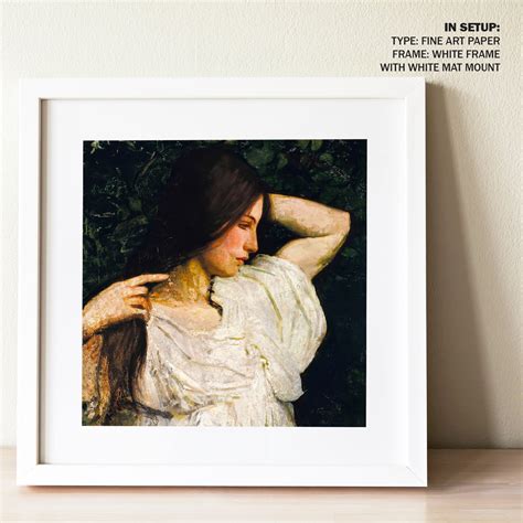 Buy Girl Arranging Her Hair by Abbott Handerson Famous Painting & Print ...