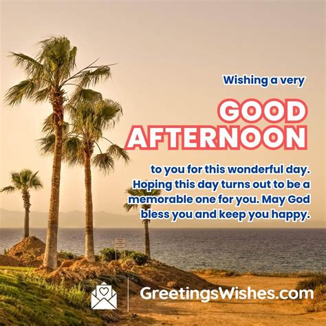 Good Afternoon Wishes - Greetings Wishes