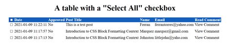 Image result for Select All Checkbox JavaScript