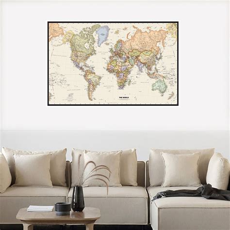 Wall Map of the World 的图像结果