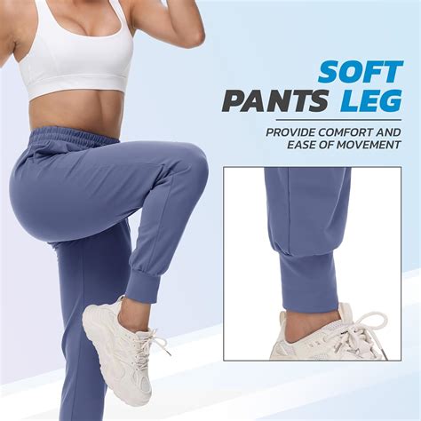 CAMPSNAIL 4 Pack Joggers for Women - Sweatpants with Pockets ...