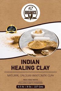A G ORGANICS MULTANI MITTI POWDER 225 GMS / INDIAN HEALING CLAY - Price ...