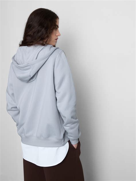 Womens Light Blue Zip-Up Hoodie | Primark
