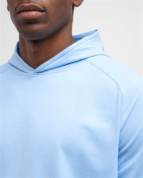 Peter Millar Men's Pine Camouflage Performance Hoodie | Neiman Marcus