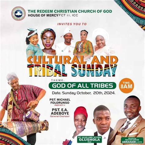 CULTURAL AND TRIBAL SUNDAY, Abuja, Nigeria, 20 October 2024 | AllEvents