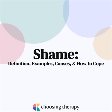 Shame: Definition, Examples, Causes, & How to Cope | ChoosingTherapy.com