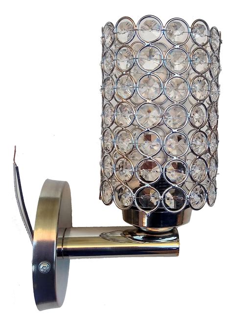 SRCS 105 Crystal Round Wall Lamp : Amazon.in: Home & Kitchen