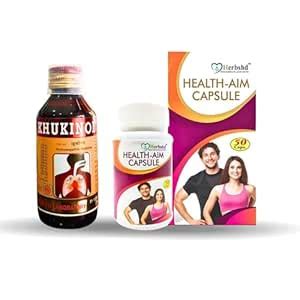 Buy KHUKINOL COUGH SYRUP AND HEALTH AIM CAPSULE - Cough & cold | 100ml ...