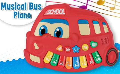 Buy Zest 4 Toyz School Bus Piano Keyboard Toy | Amazing Sound ...