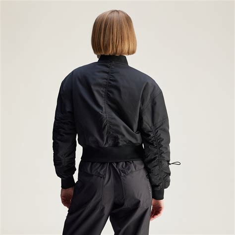 adidas by Stella McCartney TrueNature Woven Bomber Cropped Jacket ...