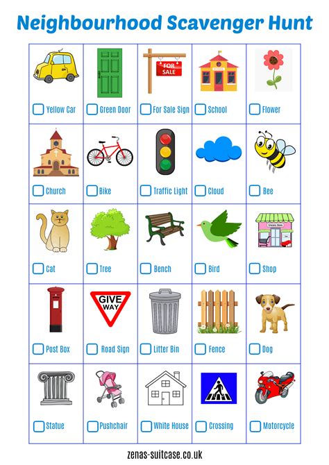 Outside Scavenger Hunt