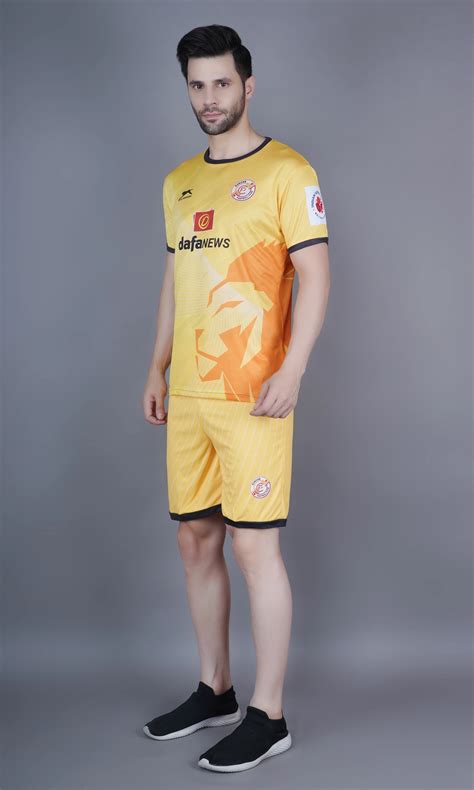 Punjab FC Kit | Yellow Football Jersey for men | Shiv Naresh