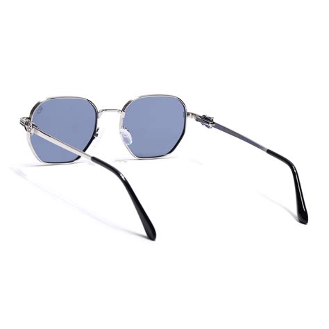 Majesty - Silver Wayfarer Polarized Sunglasses (WS1419PCL2206 ...