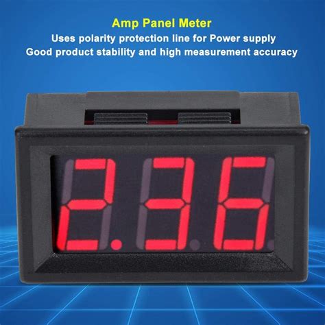Buy Digital Ammeter 0.56-Inch LED Display Ammeter Amp Testing Meter DC ...