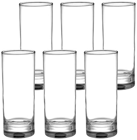 Buy SWRA Cortina Highball Tumbler Set, 330ml, Set of 6, Transparent ...