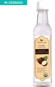 The Wellness Shop Organic Extra Virgin Coconut Hair Oil - Cold Pressed ...