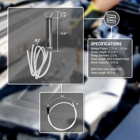 Buy Dual Engine Oil Transfer Pump with 12oz Capacity, Aluminum Die-Cast ...