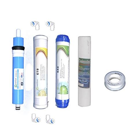 Wellon 80 Membrane+ GAC+CTO+PP Filters for Openflow RO Water Purifier ...
