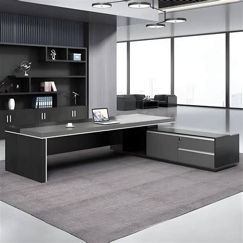 Amazon.com: Muralister L-Shape Office Desk, Modern L-Shaped Executive ...