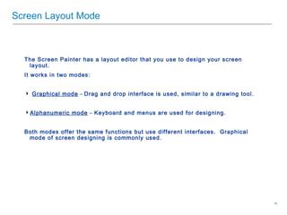Module Pool and Screen Creation 的图像结果