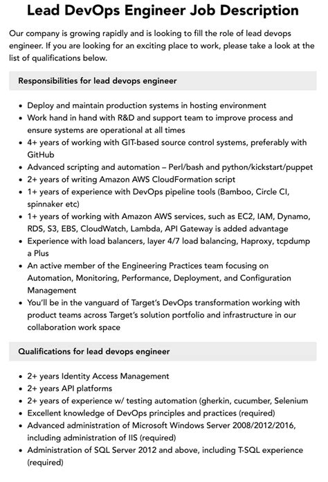 Image result for DevOps Engineer Job Description