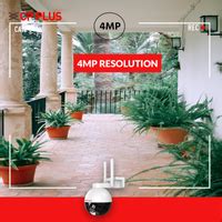 CP PLUS CP-Z43Q 2K 4MP QUAD HD Wi-Fi with 360 View & Full Color Night ...