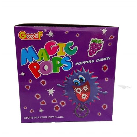 Magic Pops Popping Candy Grape Flavor (Pack of 40) – glamshow