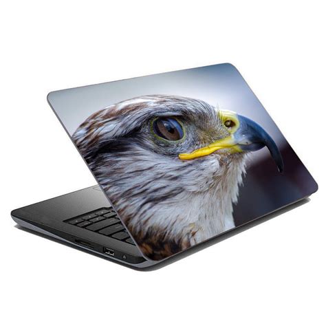 ISEE 360® Eagle Eyed Laptop Skin Cover Laminated Stickers Vinyl Printed ...