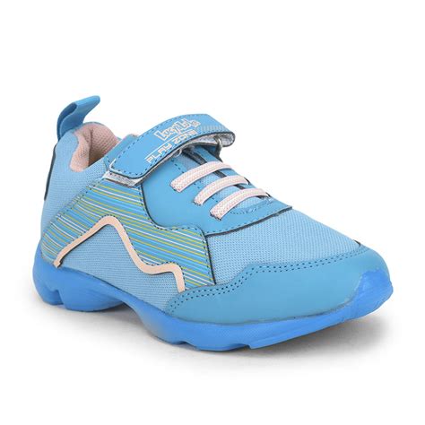 Buy Lucy & Luke Blue Solid Casual Non Lacing Shoes For Kids