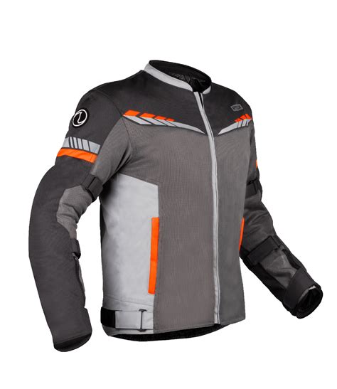 Rynox Air GT 4 Riding Jacket (Grey Hi-Viz Orange) – Destination Moto