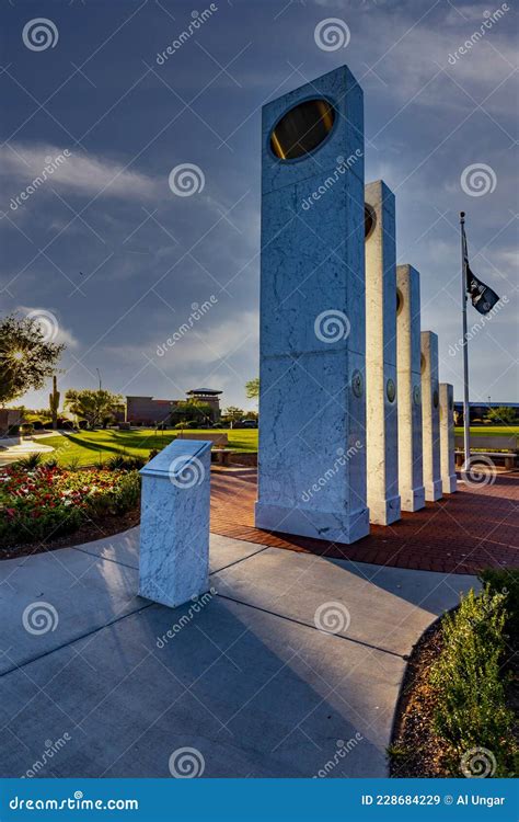 Anthem Veterans Memorial editorial stock image. Image of united - 228684229