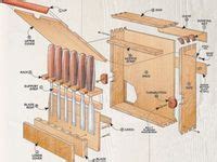 Image result for Build a Wood Chisel Set Display Storage Box