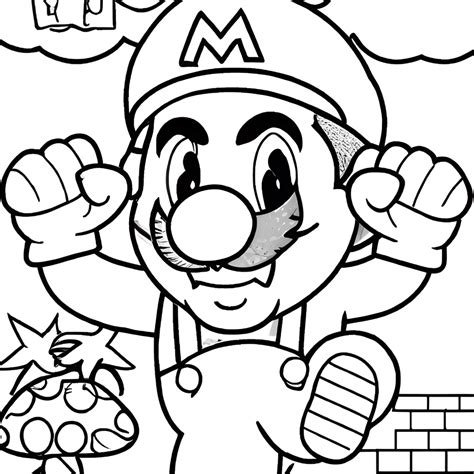 Mario Bros Coloriage – Dessin À Colorier Imprimer Mario – UGLD