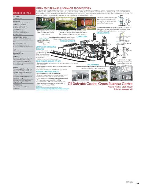 Cii Building Overview and Key Features Analysis - Studocu